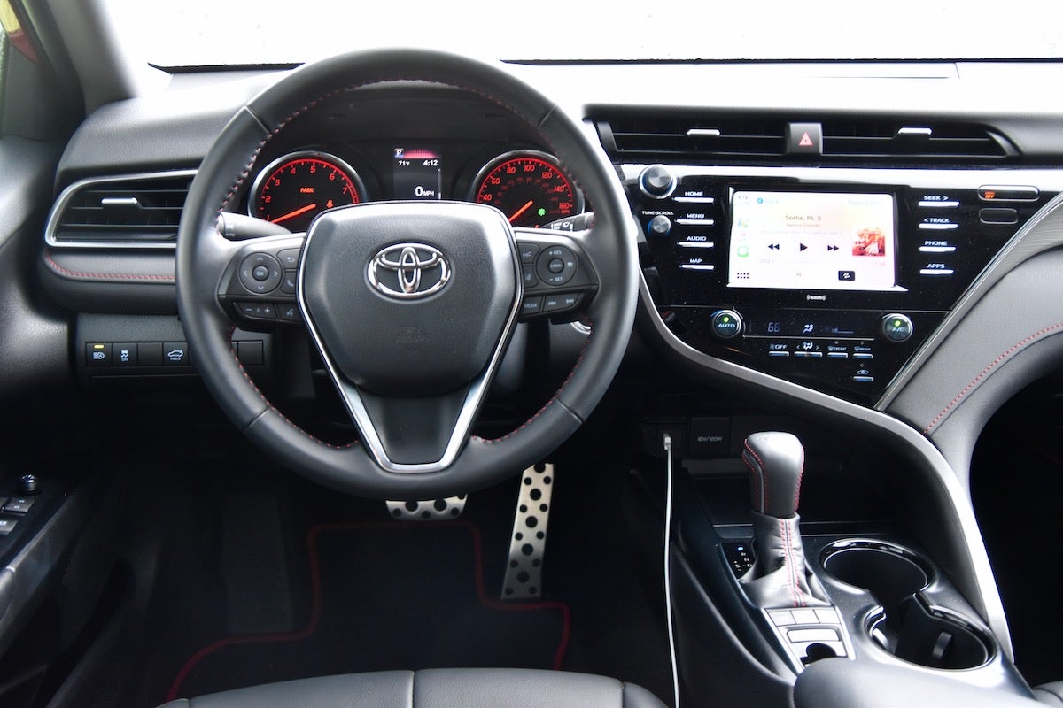 <p class="caption-title">2020 Toyota Camry TRD driver