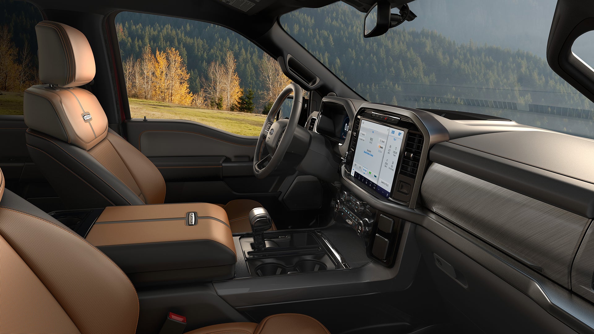 2021 Ford F-150 Platinum Interior, <i>Ford</i>