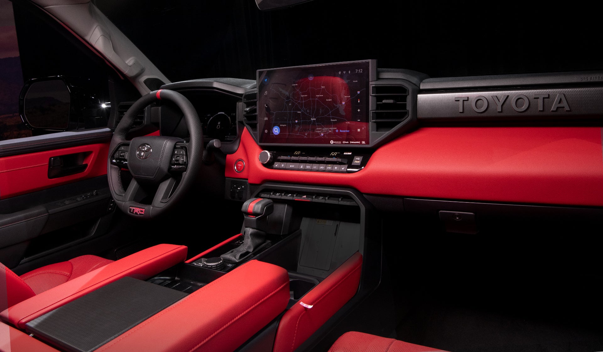 TRD Pro interior., <i>Toyota</i>