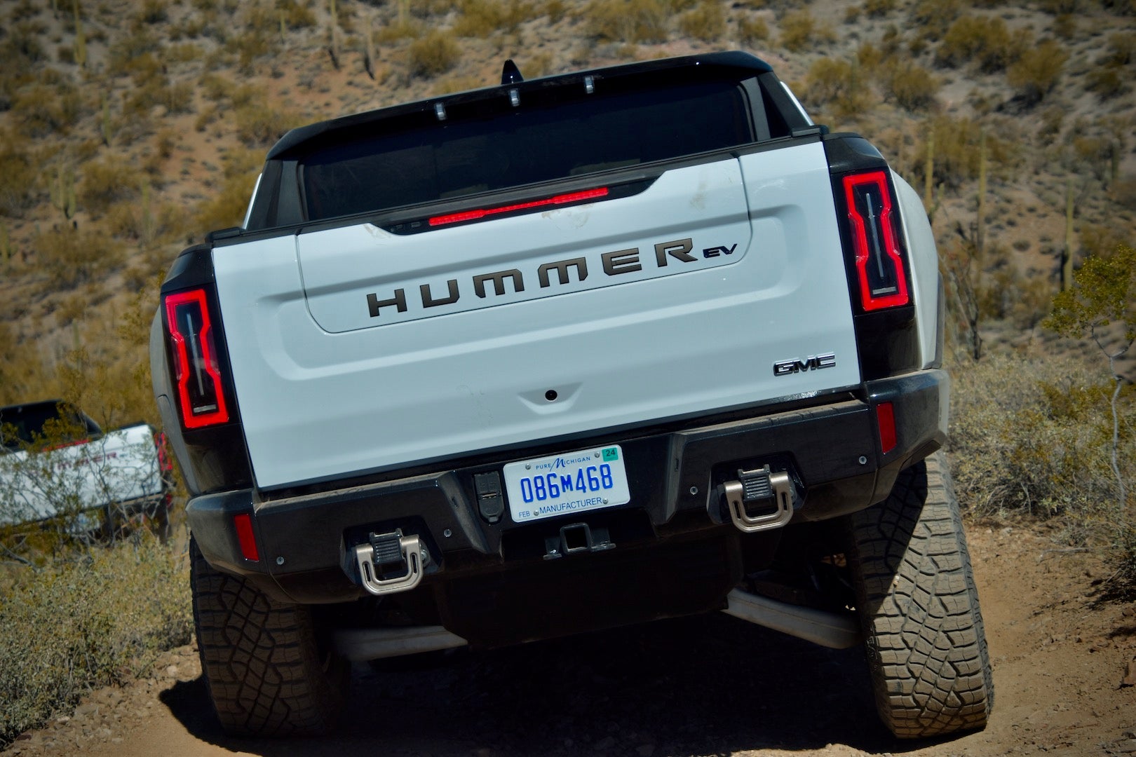 2022 GMC Hummer EV Edition 1 shows off suspension articulation, <i>James Gilboy</i>