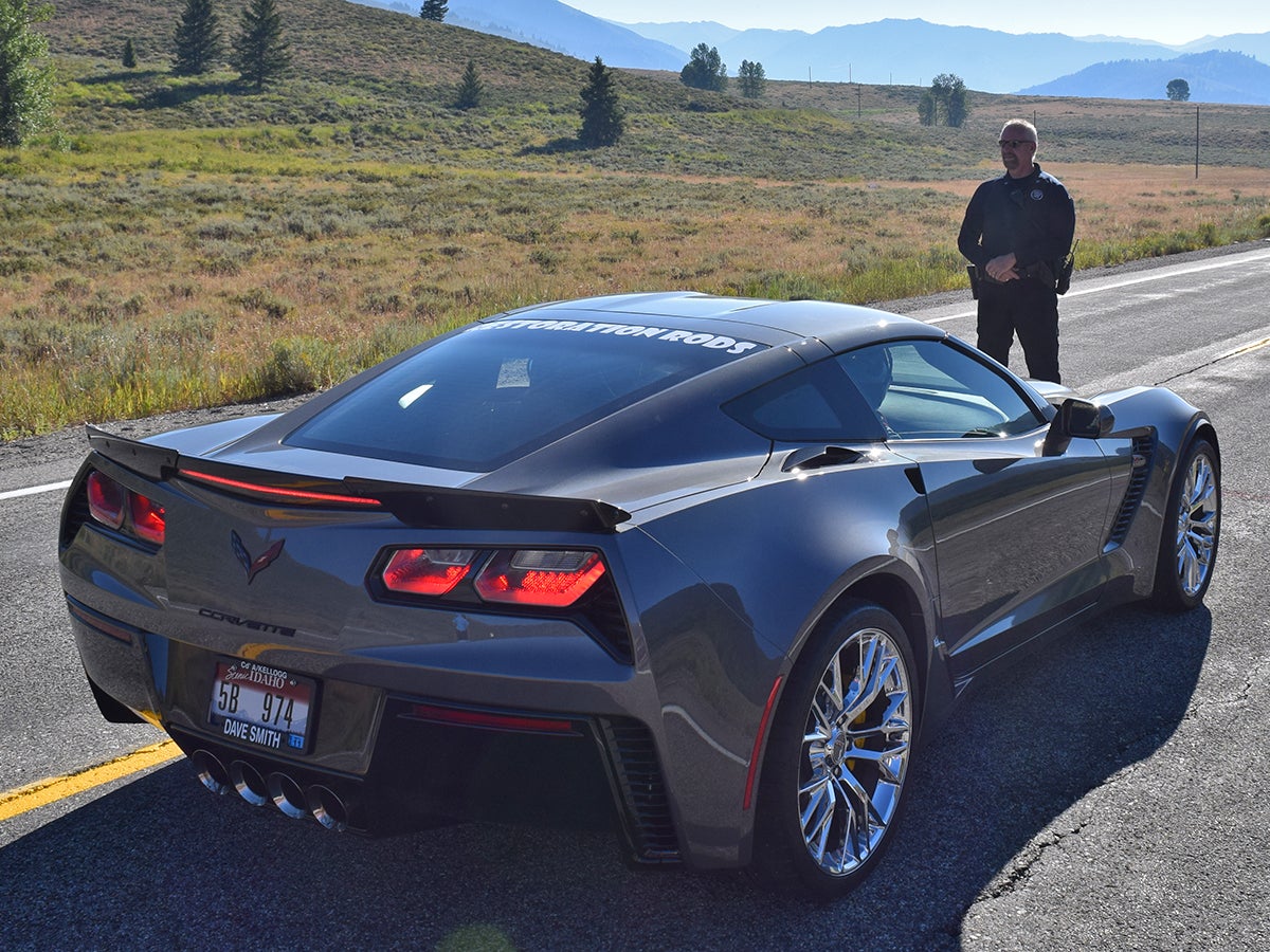 The C7-generation Chevrolet Corvette Z06 was one of the more popular cars at the event, with several examples in attendance.