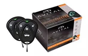 avital 4103lx remote car starter with two 4-button remote