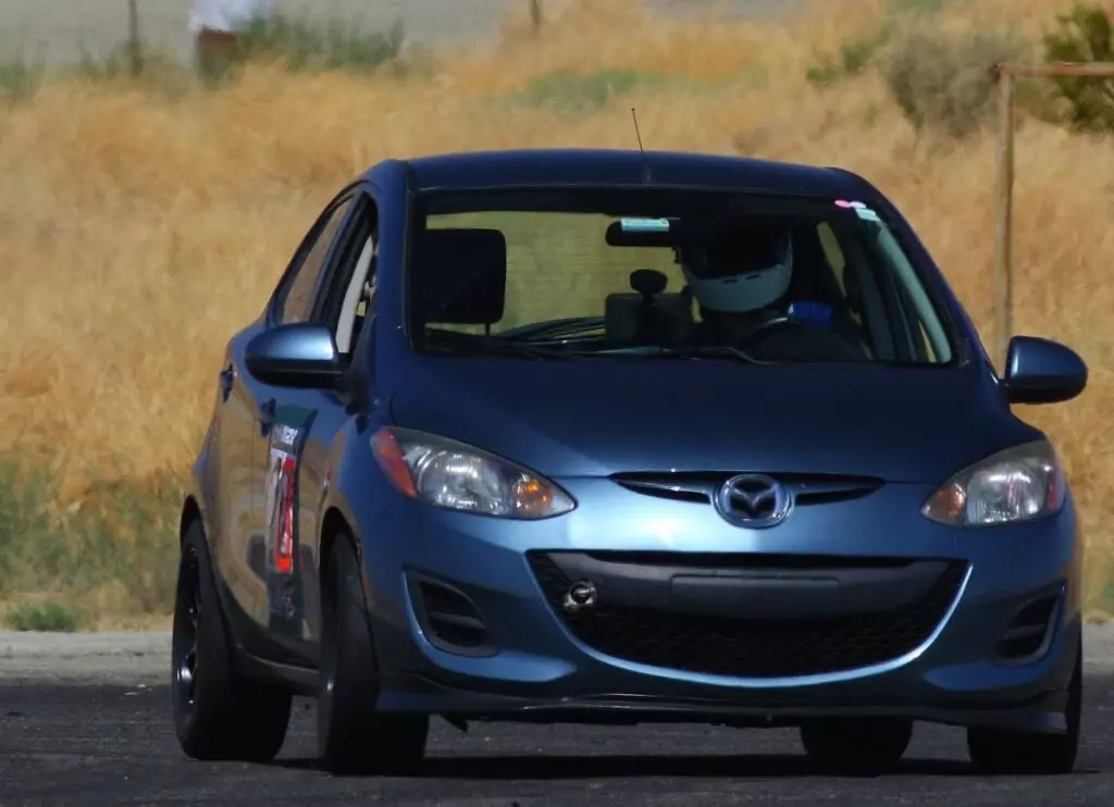 mazda 2 on track