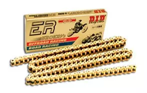 DID 520ERV3-120 Gold Motorcycle Chain with Connection Link