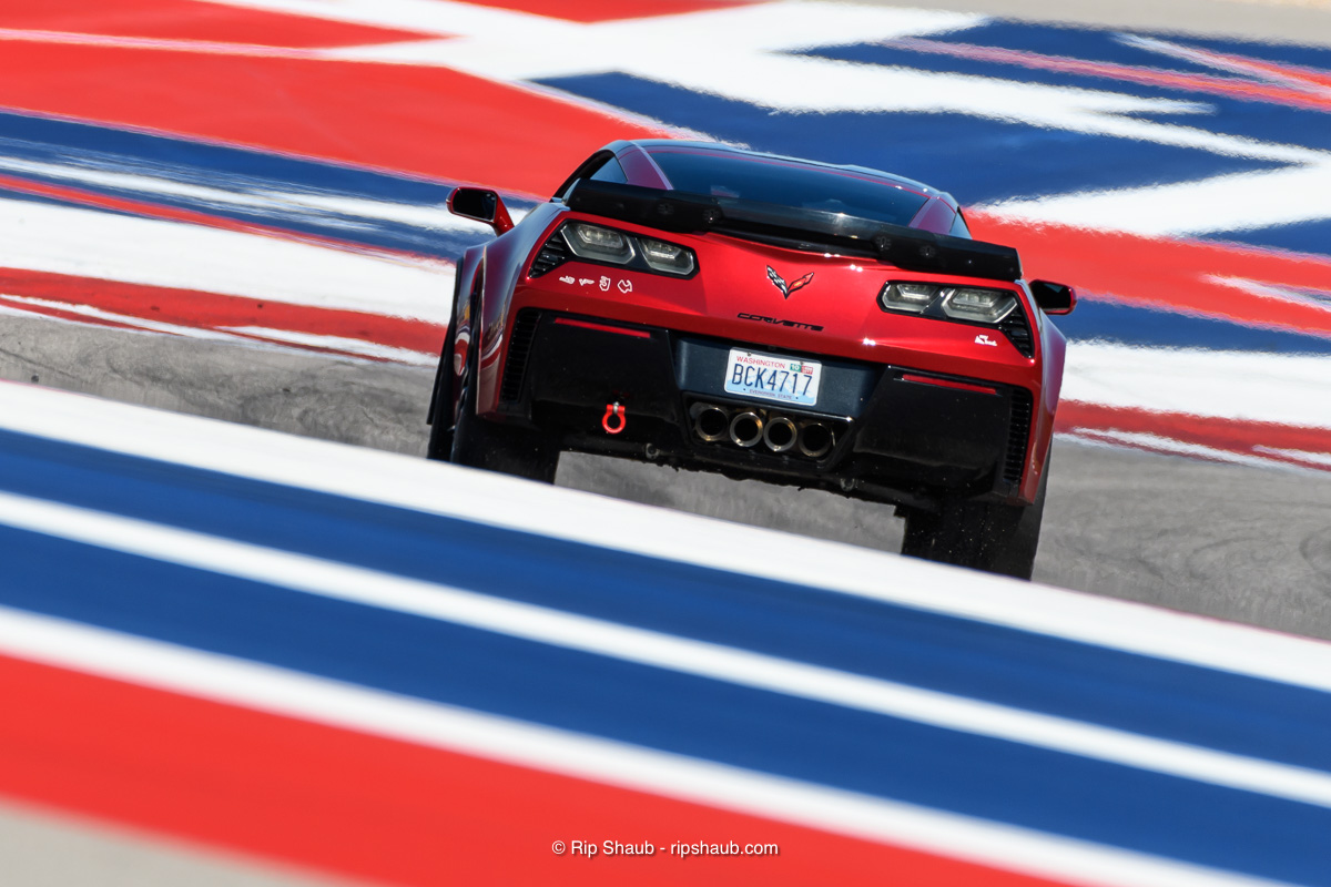 Looking every bit like an ad for America, this Z06 Corvette made a long journey to take part in the fun., <i>© Richard Shaub. All Rights reserved</i>