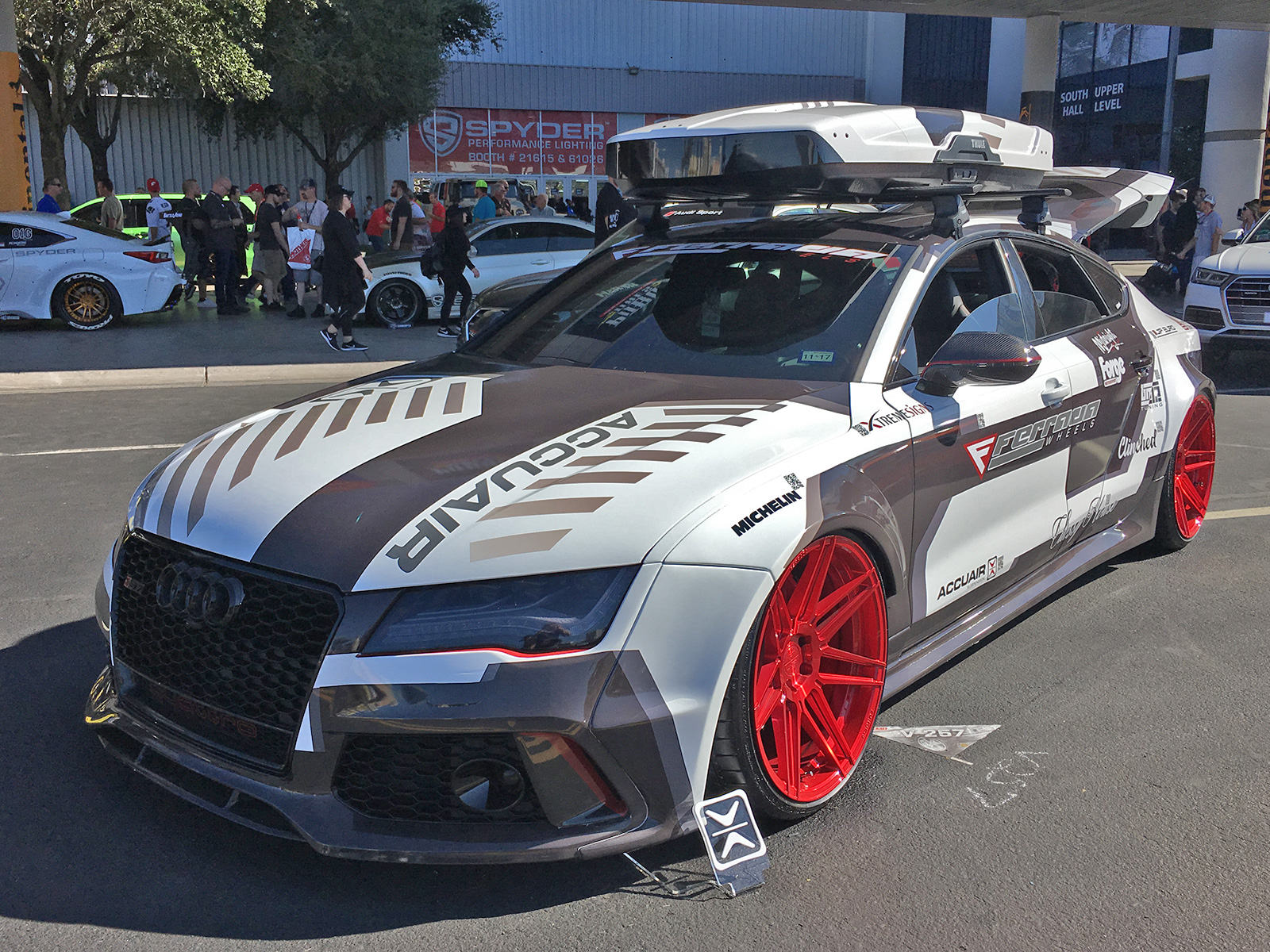 This Audi RS 7 comes straight from the Jon Olsson School of Impractical Ski Cars., <i>Will Sabel Courtney</i>