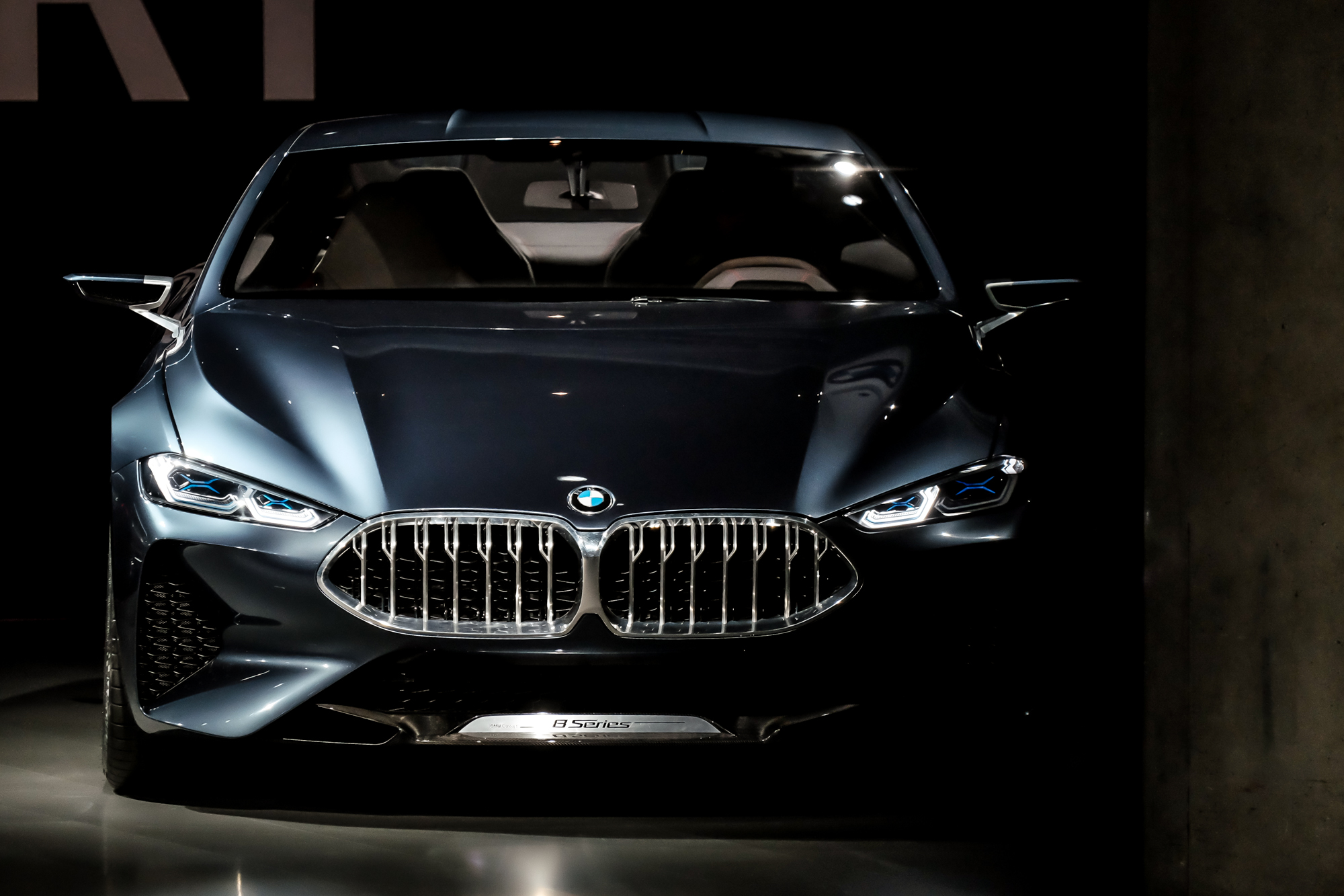 The front end of the BMW Concept 8 Series looks so angry and we love it. , <i>Sam Bendall</i>