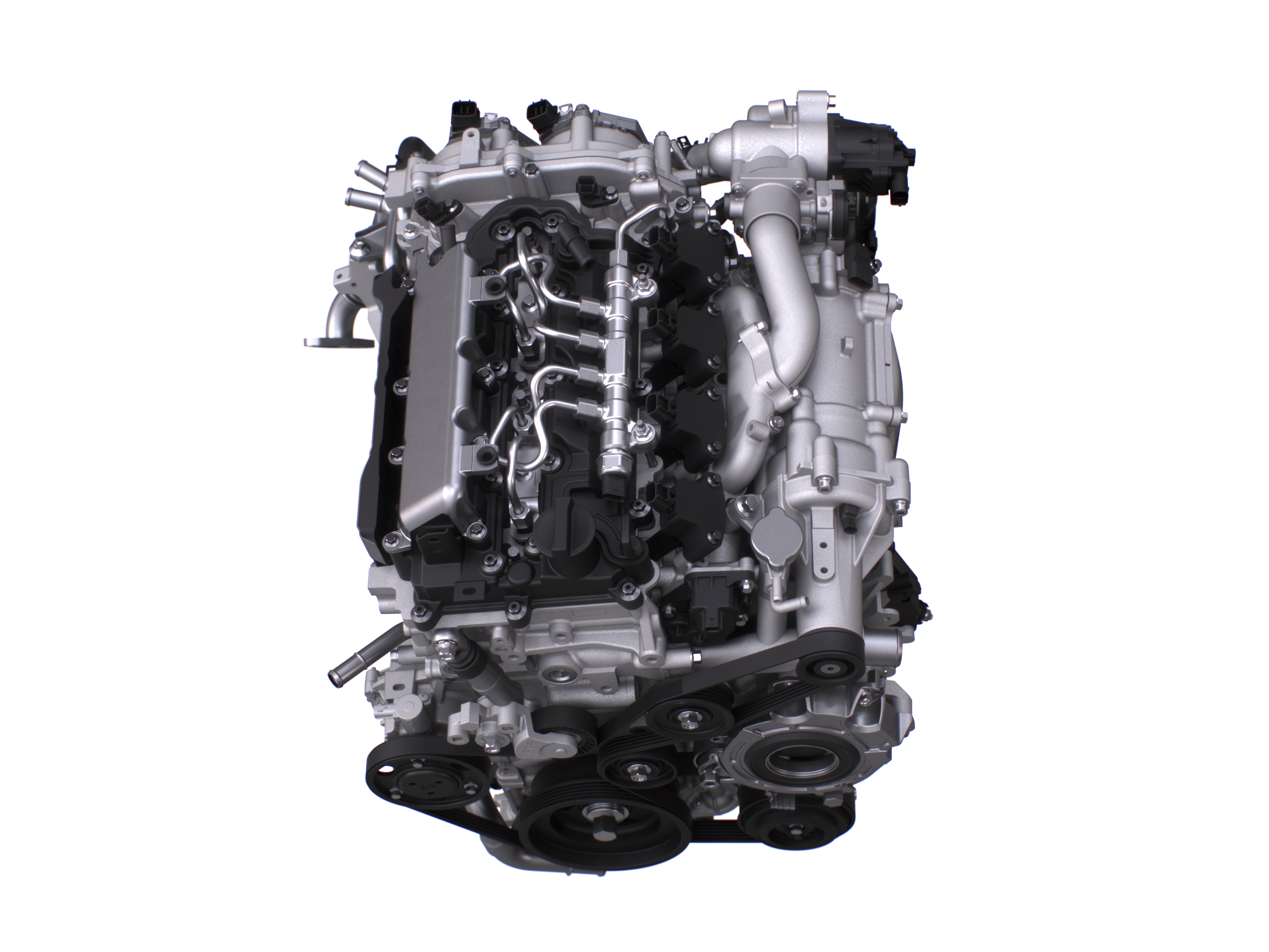 The 2.0-liter Skyactiv-X engine., <i>Mazda</i>
