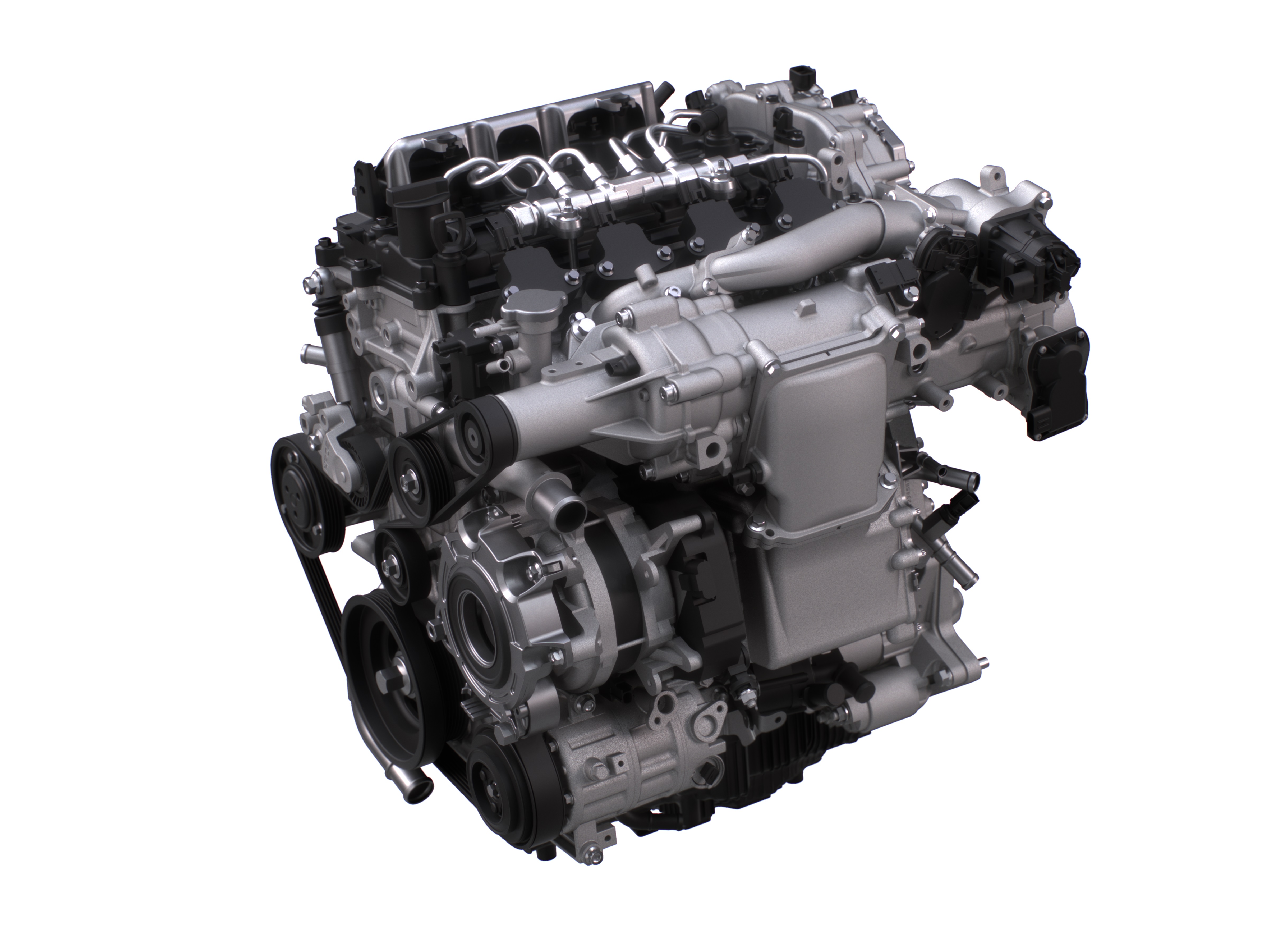 The 2.0-liter Skyactiv-X engine., <i>Mazda</i>