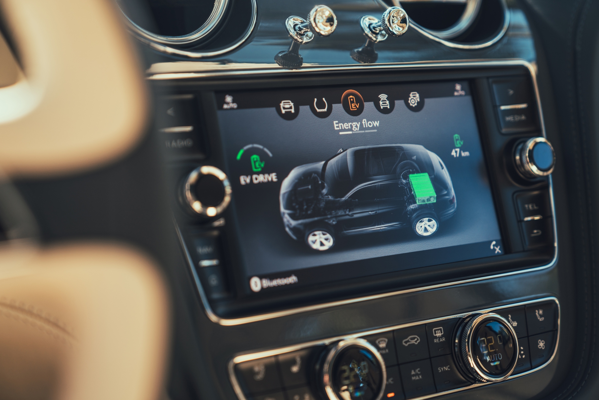 2019 Bentley Bentayga Hybrid - Infotainment Screen