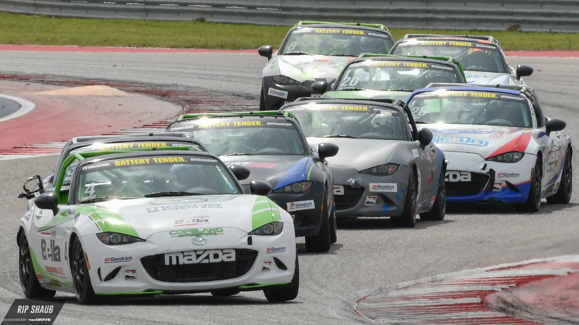 The Mazda MX5 Cup ran two races, and Saturday