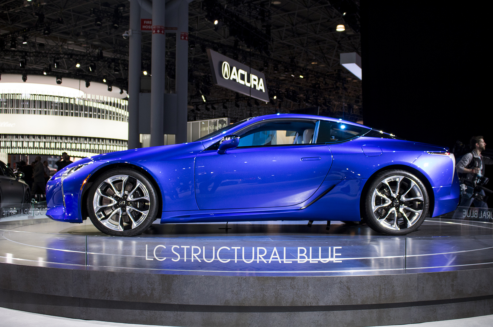 Lexus LC500 in Structural Blue, <i>Kyle Cheromcha</i>