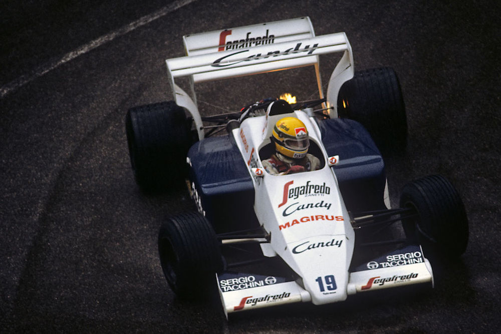1984: Senna blitzes the Grand Prix of Monaco at the wheel of his Toleman-Hart TG184