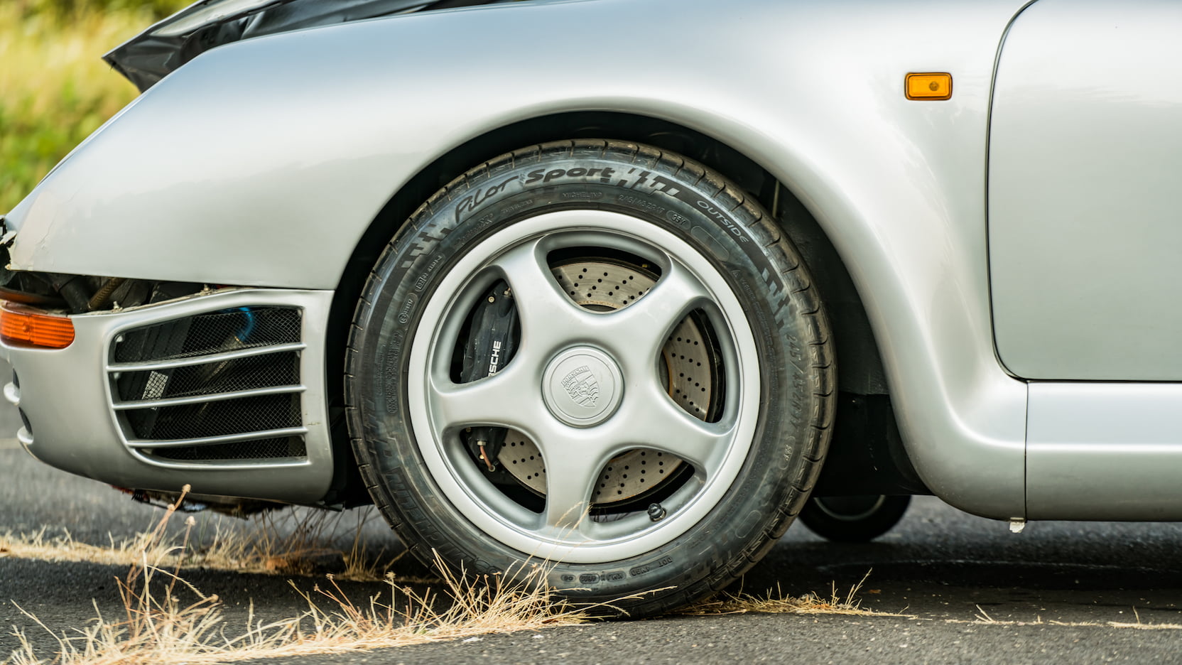 1987 Porsche 959 Left Front Tire, <i>Mecum Auctions</i>
