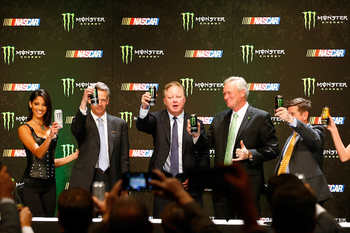 Monster Energy backs NASCAR.