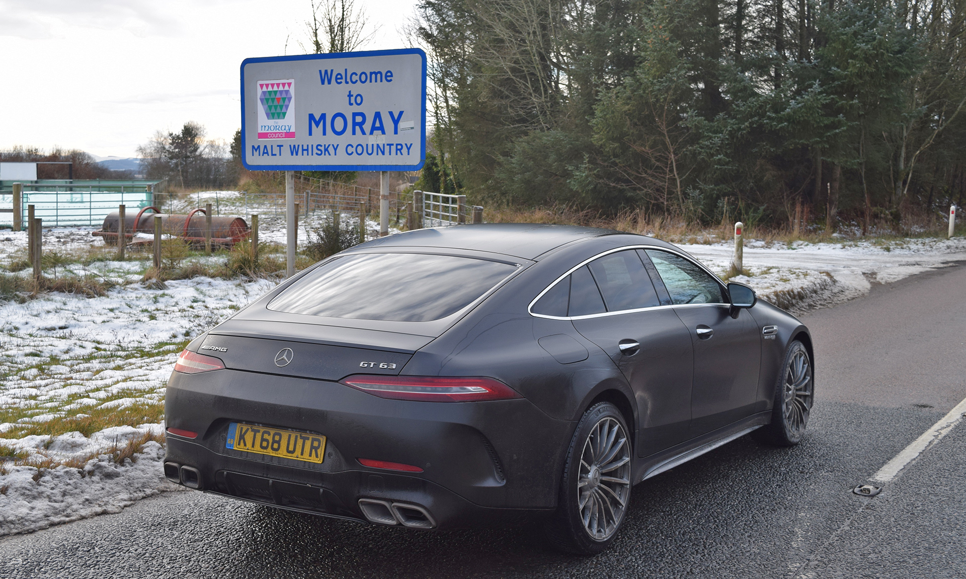 2019 Mercedes-AMG GT 63 4-Door rear