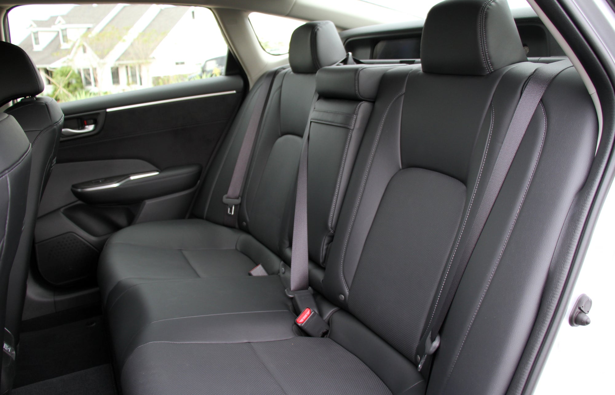 Honda Clarity back seat, <i>Stef Schrader</i>