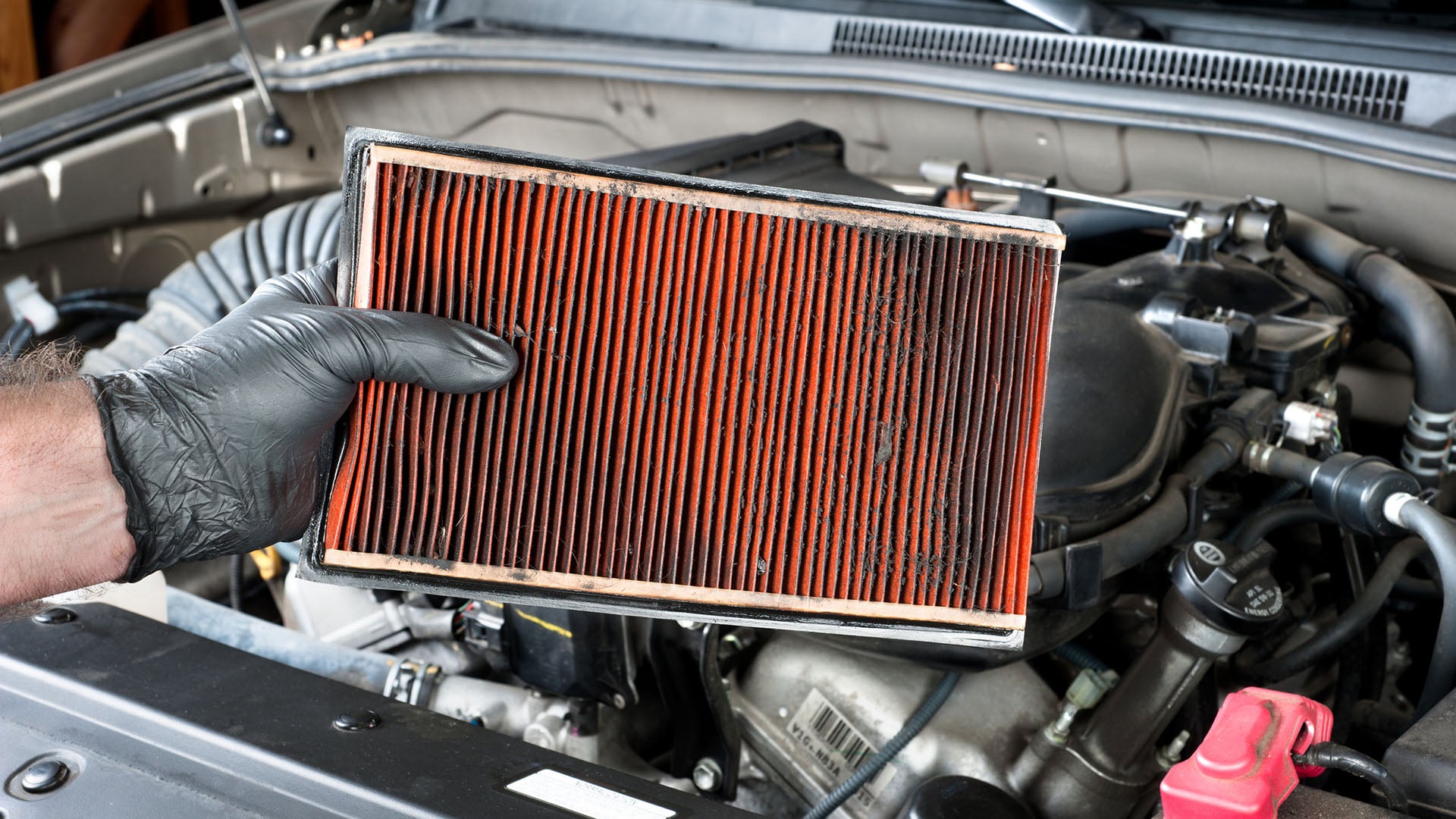 Always inspect the air filter inside and outside of your vehicle.