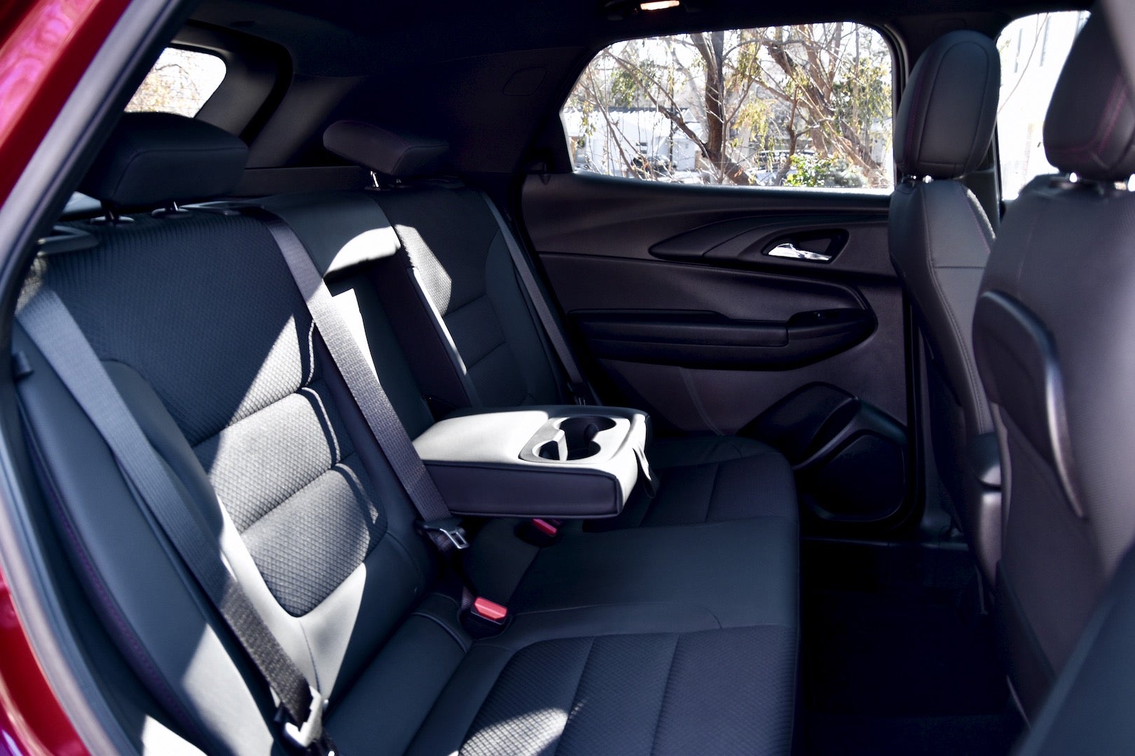 2021 Chevrolet Trailblazer RS AWD back seats, <i>James Gilboy</i>