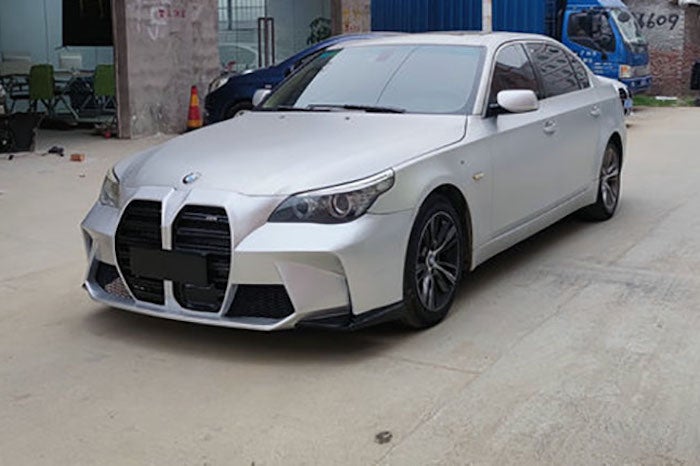 BMW 5 series (E60) with a 2021 M3-inspired front bumper, <i>Taobao</i>