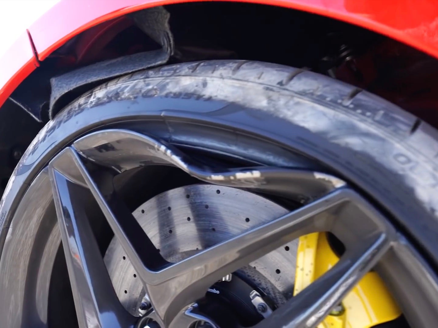Wrecked Ferrari F8 Tributo rental supercar, <i>YouTube | Royalty Exotic Cars</i>