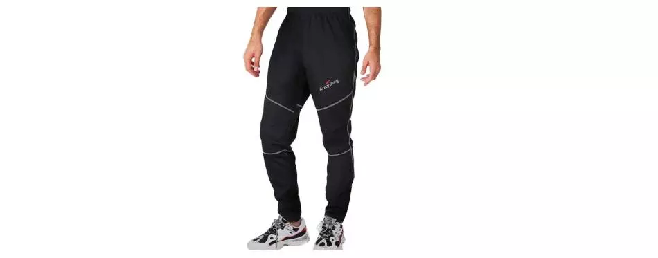 4ucycling Mens Fleeced Windstopper Cycling Pants
