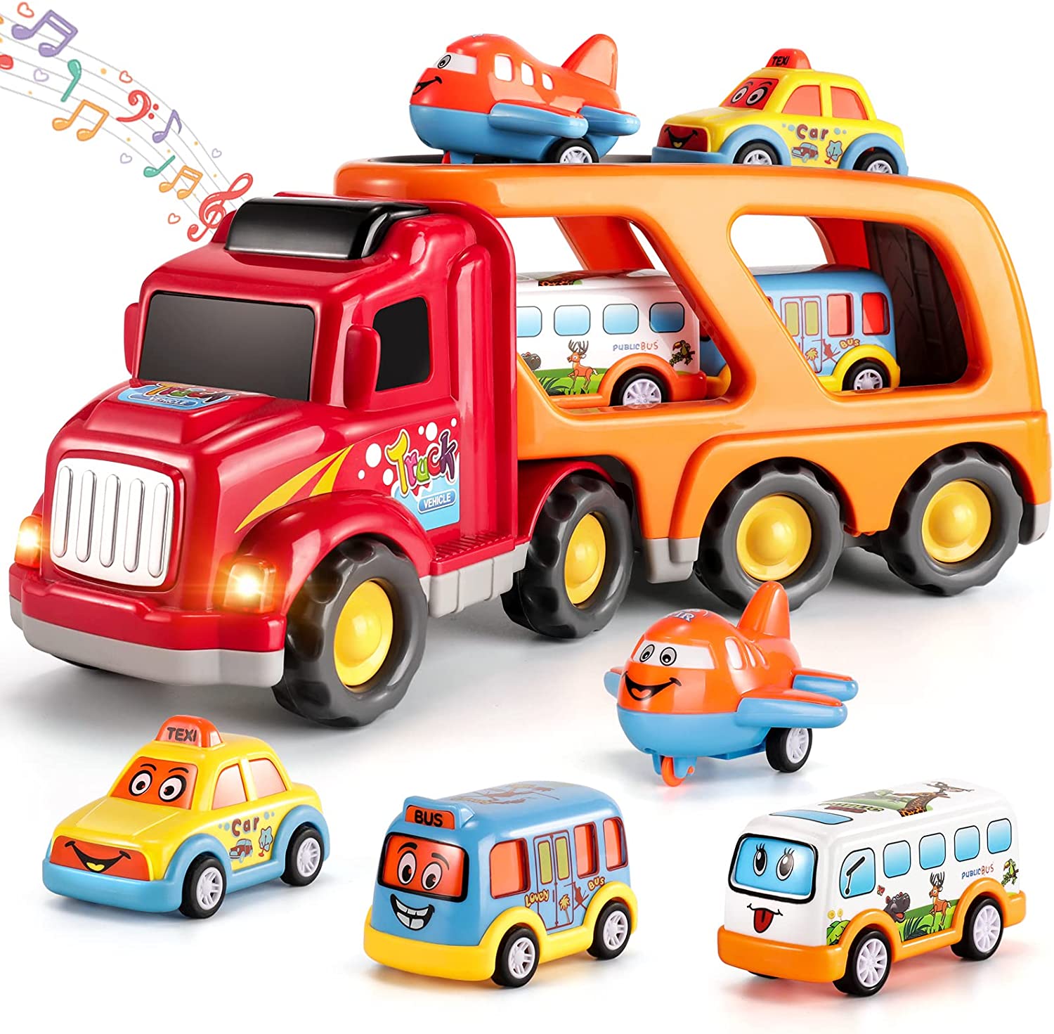 temi toddler truck trailer hauler toy