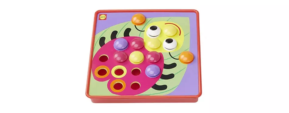 ALEX Discover Button Art Travel Toy For Toddlers