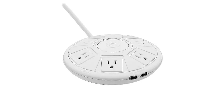 Accell Power Air Surge Protector and USB Charging Station