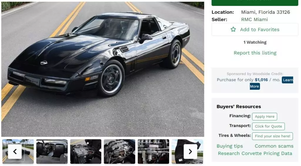 This C4 Corvette ZR-1 Came With Lotus F1 Technology From the Factory