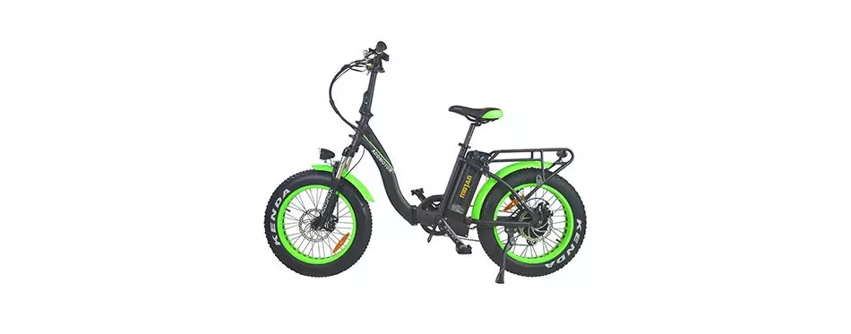 Addmotor Green Electric Folding Bike.jpeg