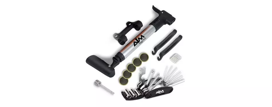 Aim High Pro Bike Repair Kit with Pump