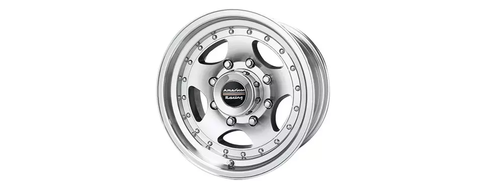 American Racing Custom Machined Wheel with Clearcoat