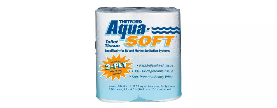 Aqua Soft Toilet Tissue Toilet Paper for RV