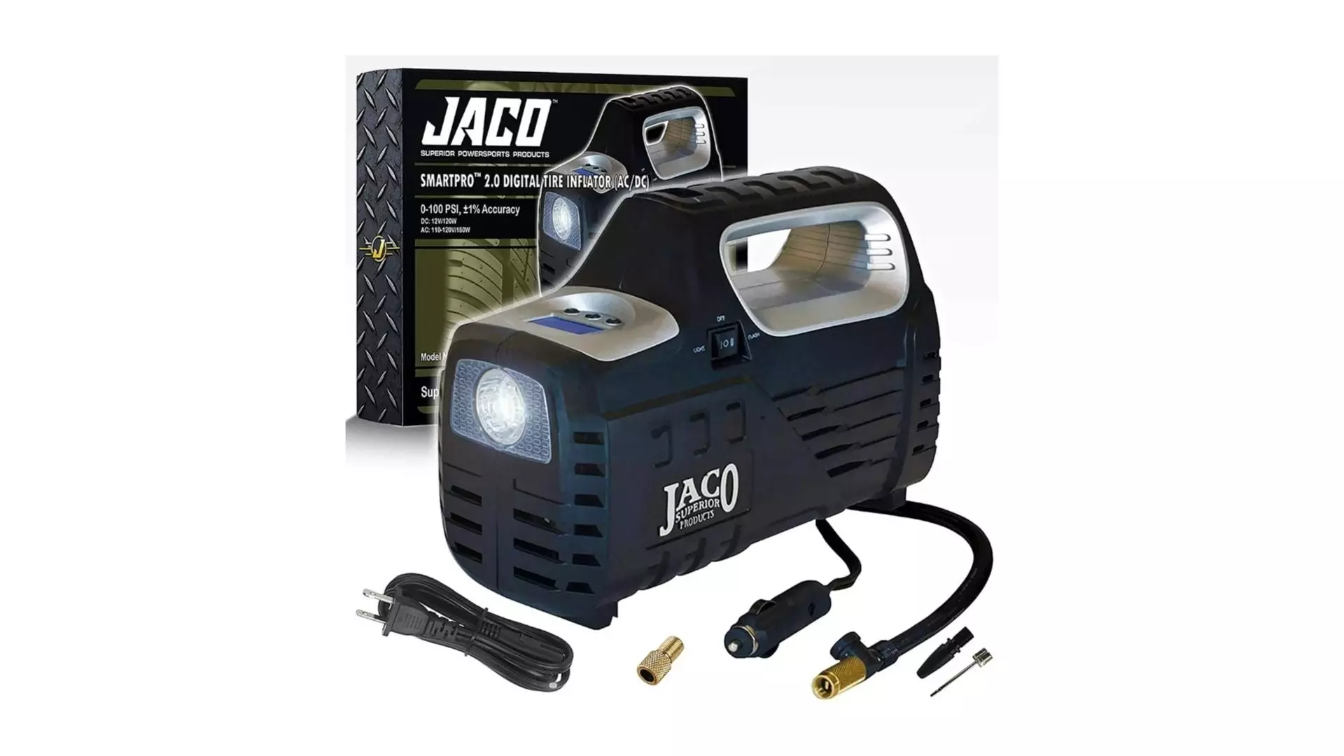 Jaco SmartPro 2.0 AC/DC Digital Tire Inflator