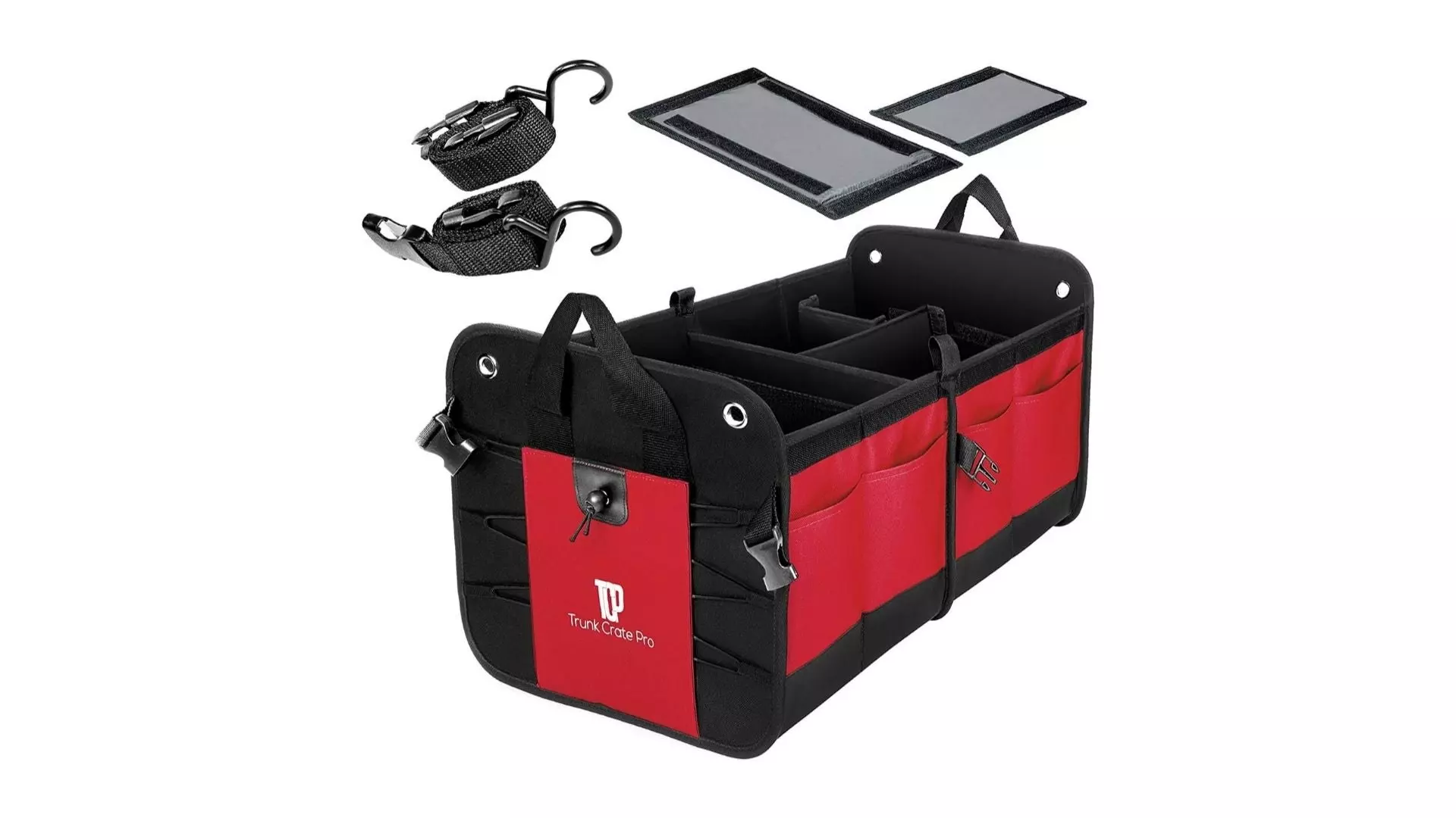 Trunkcratepro Collapsible Portable Multi Compartments Trunk Organizer