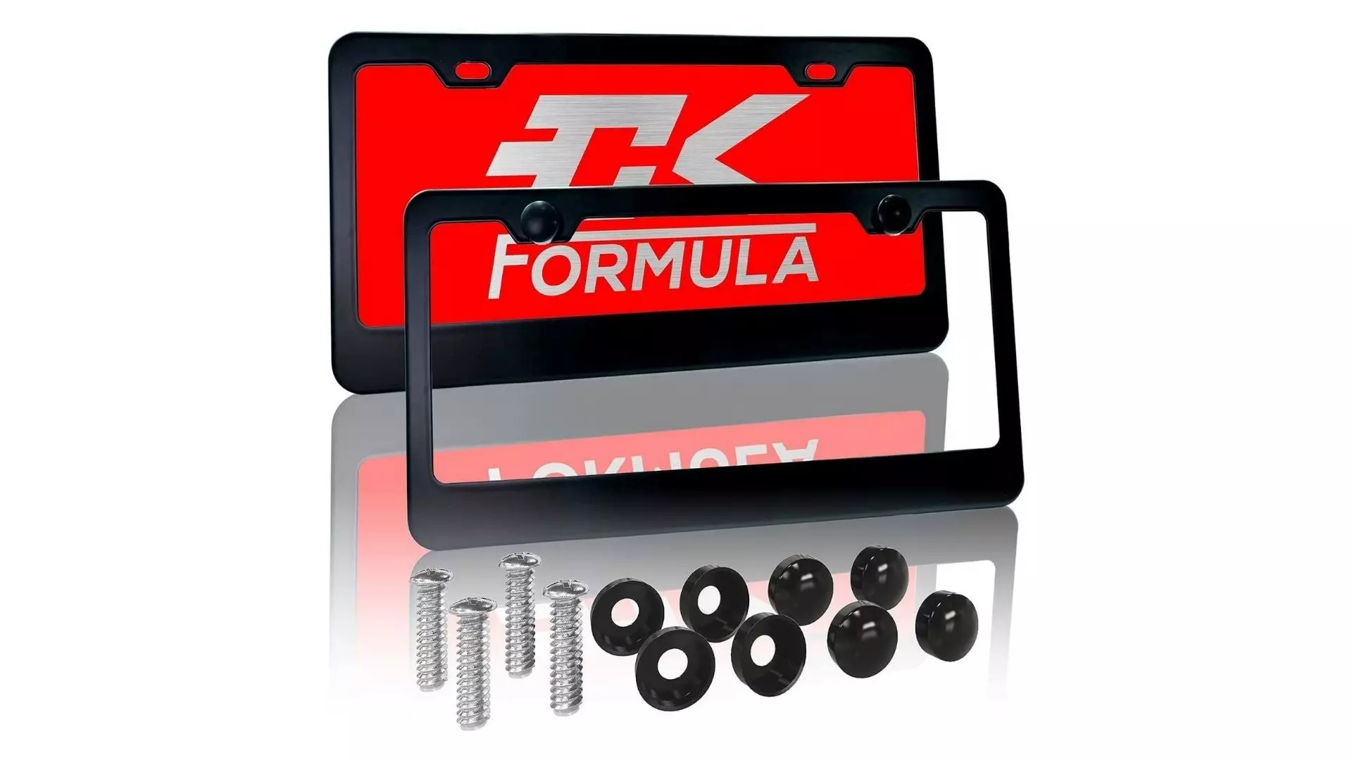 CK Formula Black License Plate Frames