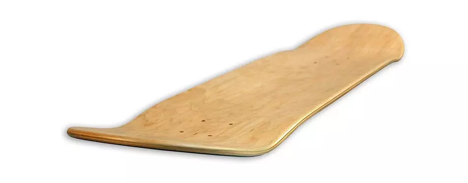 Blank Decks Warning Skateboard Deck
