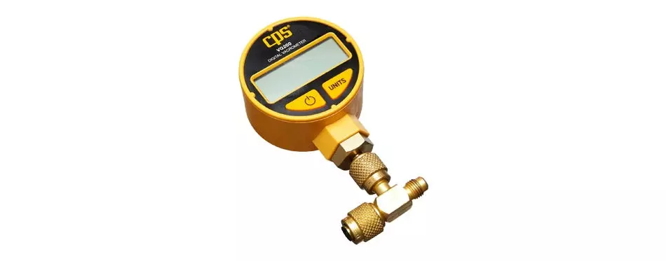 CPS Vacuum Gauge with Digital LCD Display