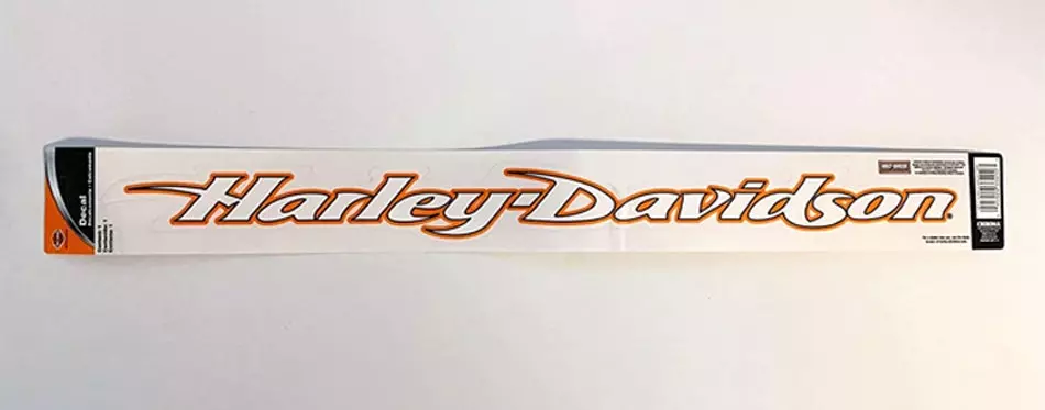 Chroma Graphics Harley-Davidson Script Windshield Decal 1
