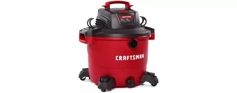 Craftsman 16 Gallon Wet_Dry Shop Vacuum with Attachments