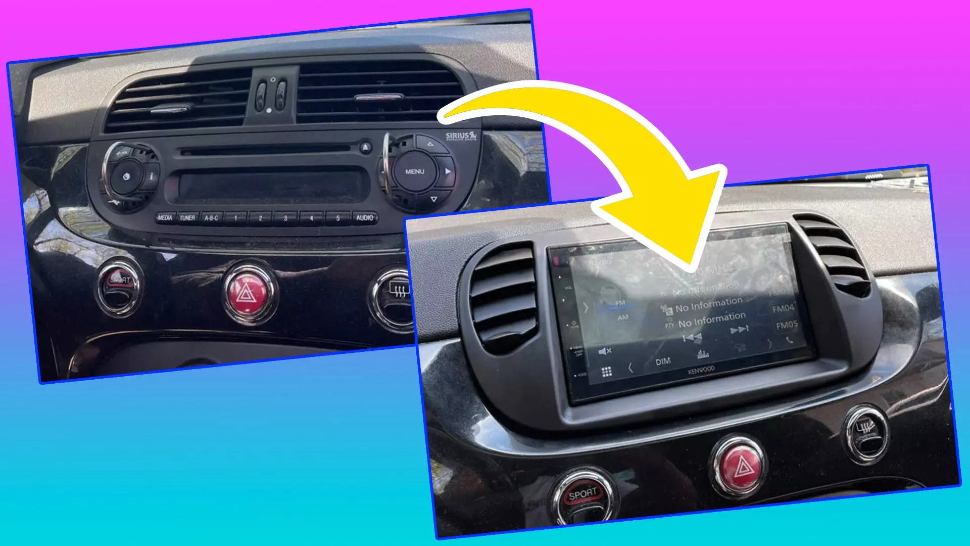Installing a Double-DIN Screen in a Car With a Single-DIN Radio Slot Was a Big Pain but Worth It