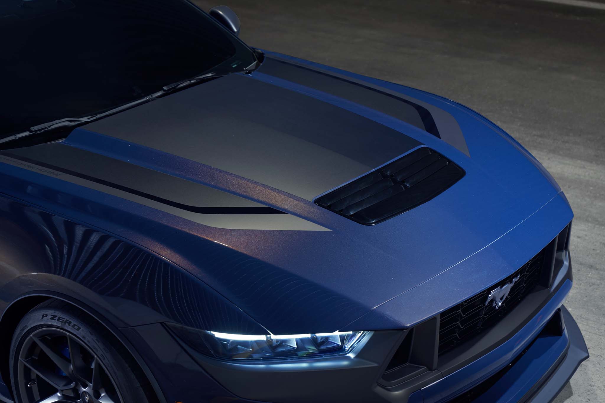 2024 Ford Mustang Dark Horse s Blue Ember Paint Gives Strong 