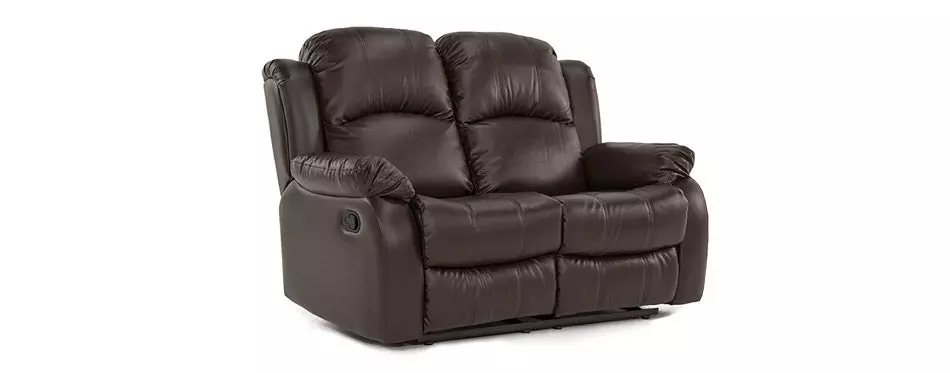 Divano Roma Furniture Classic Leather RV Recliner