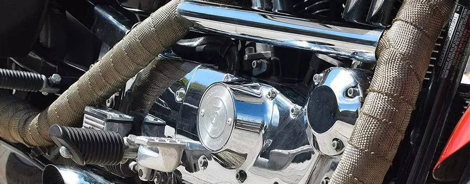 Duramake Titanium Motorcycle Exhaust Wrap