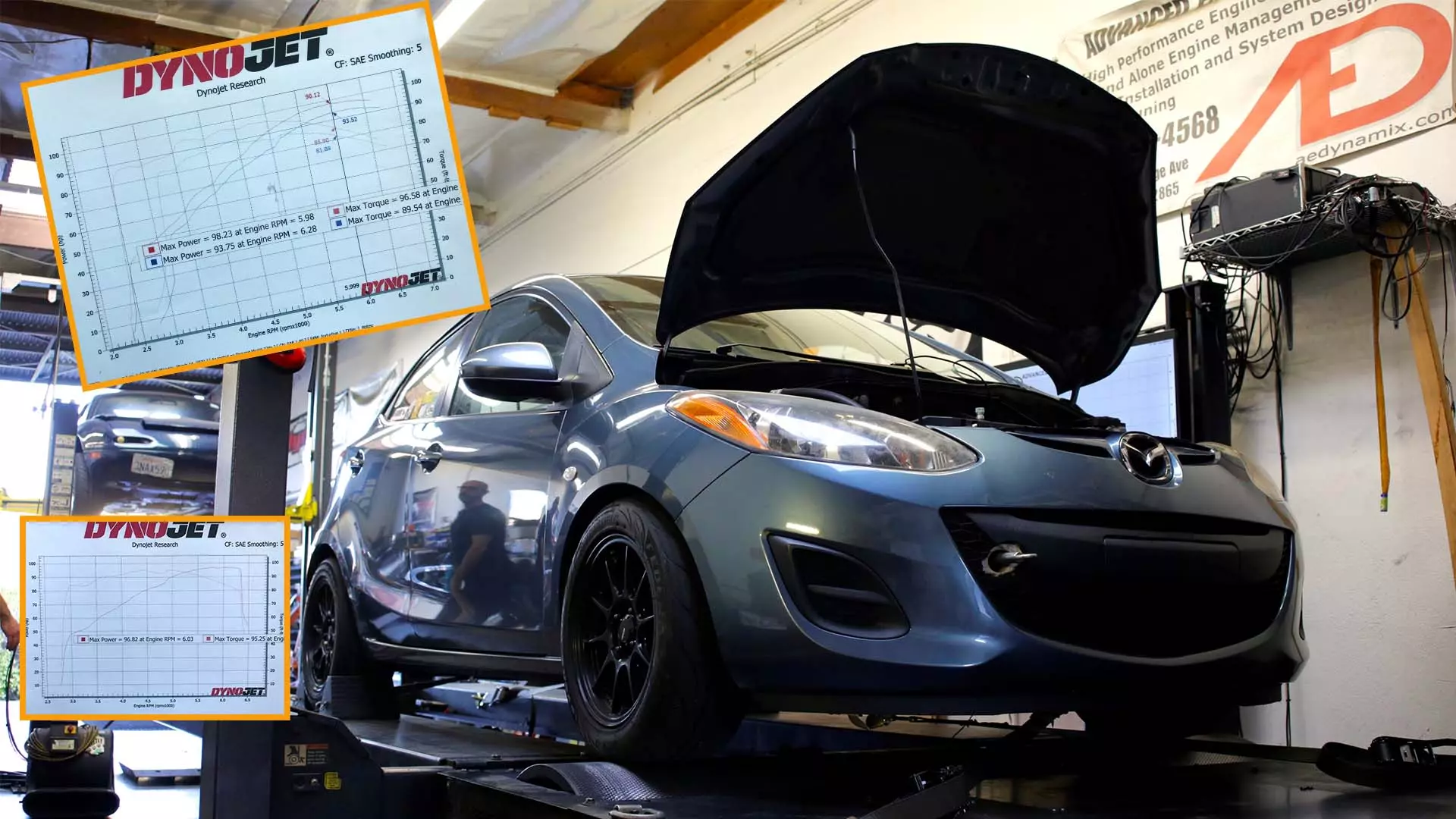 Dyno Day of Reckoning: How Much Power Does a Mildly Tuned Mazda 2 Make? | Autance