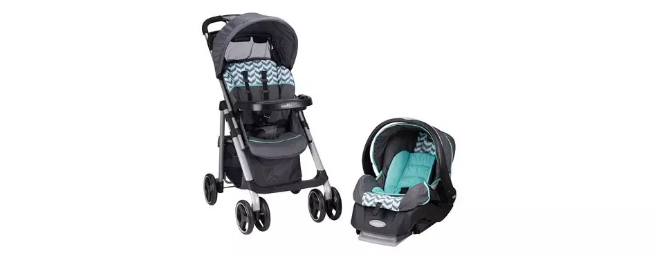 Evenflo Vive Travel System with Embrace Spearmint