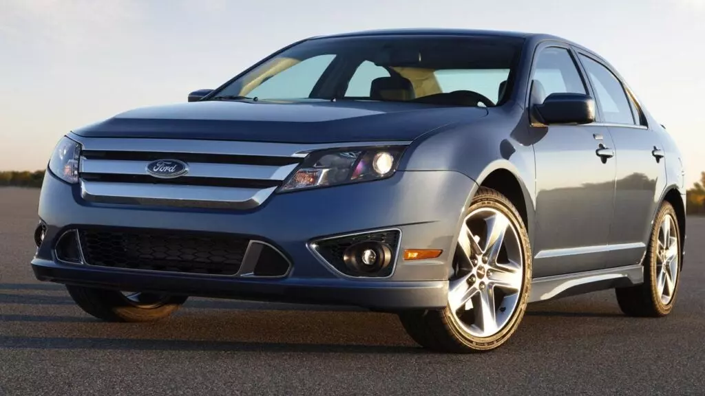 Ford Fusion Sport 2010; this a mid-sized four-door sedan. 