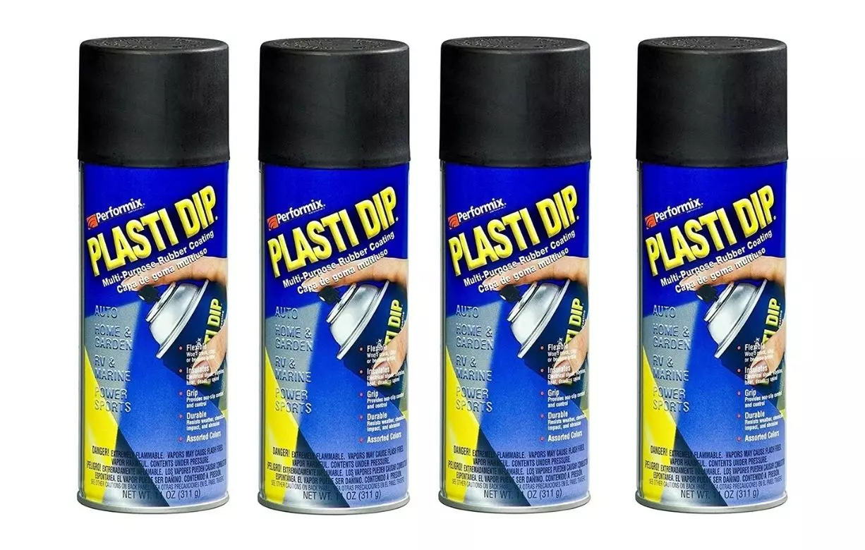 Four Pack Plasti Dip Rubber Coating Spray
