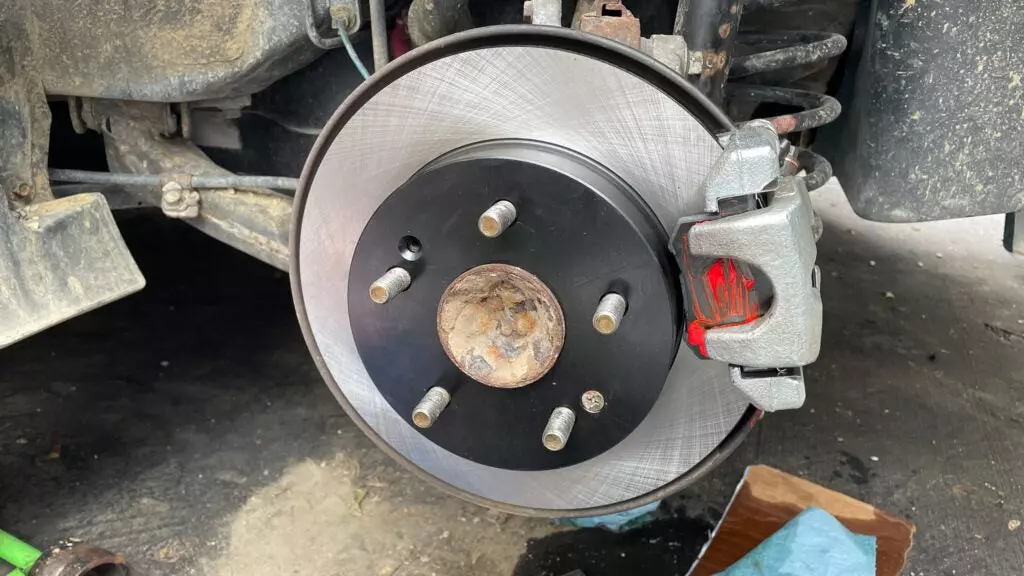 New rear brakes on Honda Civic